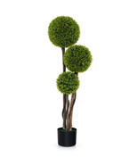 4 FT Artificial Boxwood Topiary Ball Tree in Weighted Pot with Triple Ba... - $2,543.11 MXN