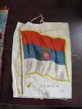 Early 1900s Nero Cigarettes Silk Servia Flag LOOK - $342.91 MXN