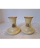 PFALTZGRAFF VILLAGE PATTERN PAIR OF TAPER CANDLESTICK HOLDERS - $13.54 CAD