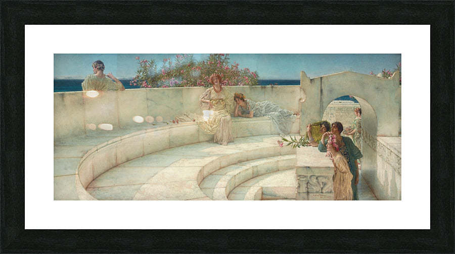 Lawrence Alma Tadema 1836 1912 Under The Roof Of Blue Ionian Weather Item image 8