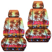 Front set car seat covers fits Jeep Wrangler JL 2018-2021  Choice 9 Nice colors - £61.40 GBP