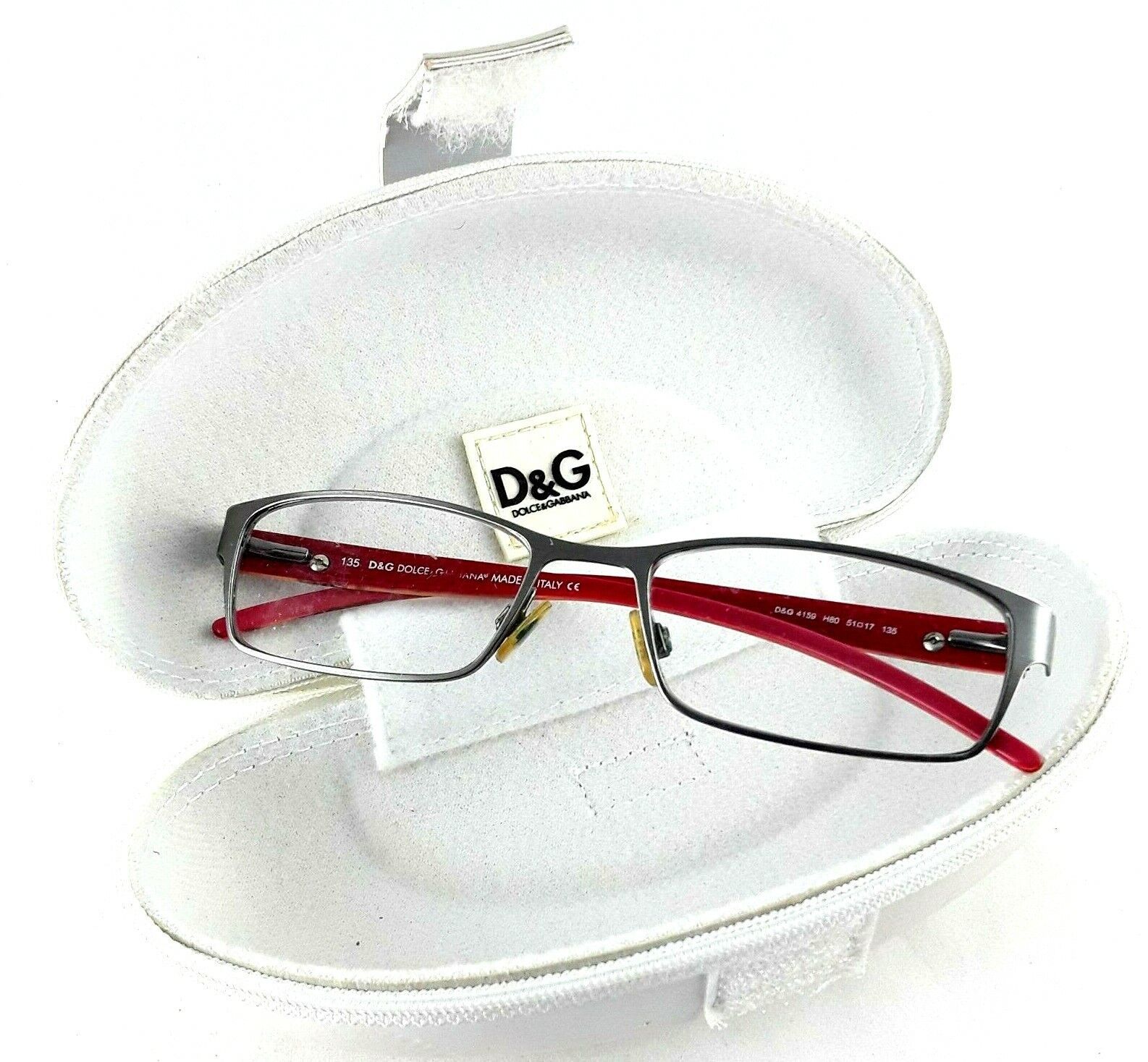 Dolce &amp; Gabbana Eyeglasses FRAMES  w/Case - D&amp;G 4159 H80 51-17-135 Made ... - $27.69