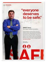 Toyota SMART Teams Steve St. Angelo Safety 2010 Full-Page Print Magazine Ad - £7.62 GBP