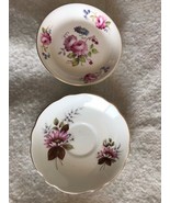 2 Pcs Bone China Made In England Saucer Royal Ascot Coalport Shrewsbury ... - $24.19 CAD