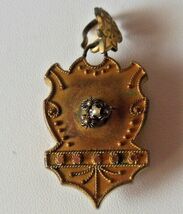Antique Mourning Locket Pendant With one 14k GF Earring - $111.38