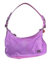 The Sak Orchid Purple Leather Small Shoulder Bag Purse Y2K Adjustable Strap - $39.59