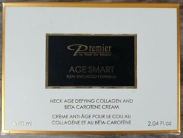Premier Neck Age Defying Collagen &amp; Beta Carotene CREAM-2.04 Oz/60 ml-NEW-SEALED - £79.11 GBP