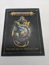 Warhammer Age Of Sigmar Pitched Battle Profiles 2109 Sourcebook - £16.71 GBP