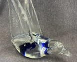 Blown Studio Art Glass Sea Gull Bird 7.5 inches Unmarked Estate Sale Find - $34.65