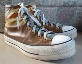Converse All Star Chuck Taylor Sneakers By You BROWN M 8.5 W 10.5 173157... - $29.69