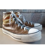 Converse All Star Chuck Taylor Sneakers By You BROWN M 8.5 W 10.5 173157... - £23.34 GBP
