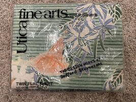 VINTAGE UTICA FINE ARTS BY J.P. STEVENS Island Flora  ONE FLAT TWIN SHEE... - €10,96 EUR