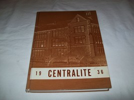 1936 Centralite - Detroit Central High School Yearbook - Detroit MI - $39.99