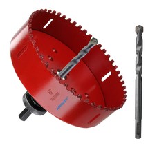 6” Carbide Grit Hole Saw Cutting Air Brick Stucco Hardy Plank Drywall Ce... - $64.93