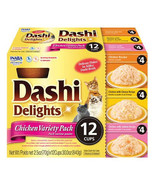 Inaba Dashi Delight Chicken Flavored Variety Pack Bits In Broth Cat Food... - £21.08 GBP+