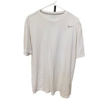 Nike Running Dri-Fit Men’s T-Shirt ~ White With Silver Swoosh. Size: XL - £11.60 GBP