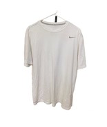 Nike Running Dri-Fit Men’s T-Shirt ~ White With Silver Swoosh. Size: XL - £11.37 GBP