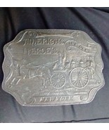 America&#39;s heroes new York fire department belt buckle by lewis buckles NYFD - $19.77 CAD