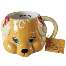 The Get Along Gang Dotty Dog 16 oz Coffee Mug Tea Cup 1984 Cartoon 3D New - $18.61