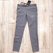 NWT Nike CD8212-056 Women Power Racer Training Legging DRI-FIT Tight Grey Size M - £23.94 GBP