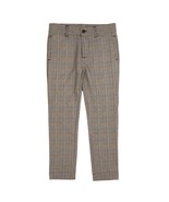 Noma Plaid Houndstooth Slim Trousers Olive Pants Size 7 NEW - $54.70 CAD