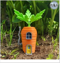Magical Enchanted The Carrot Fairytale Mini Fairy House for Home Garden Decor - £25.75 GBP