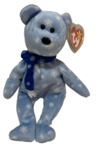 Holiday Teddy 1999 Ty Beanie Baby With Hang Tag, Protector &amp; Tush Tag 12... - £3.85 GBP