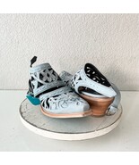 Lane SHALEY Robin Mule Blue Cowboy Boots Womens 12 Cowgirl Western Short... - $314.34 CAD