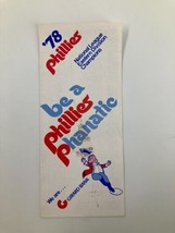 1978 MLB Philadelphia Phillies National League Eastern Division Champions - £22.39 GBP