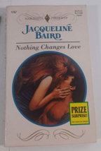 nothing changes love by jacqueline baird harlequin novel fiction paperback good - £4.65 GBP