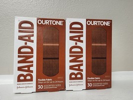 Band-Aid OUR TONE BR55 Bandages Flexible Fabric Assorted 30ct x 2 = 60 - £10.27 GBP