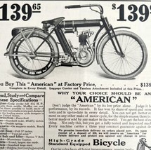 American Motorcycle Co 1912 Advertisement Chicago Illinois Transportation DWCC13 - £31.69 GBP