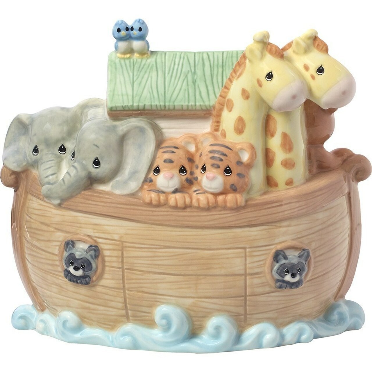 Precious Moments Noah's Ark Porcelain Bank - $40.99