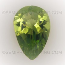 Natural Peridot Pear Faceted Cut 10X7mm Parrot Green Color VS Clarity Loose Gems - £69.77 GBP