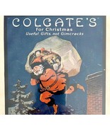 Colgate Santa Toy Bag Christmas 1910 Advertisement Lithograph Toothpaste... - £54.92 GBP