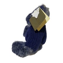 Dakin Bear Plush VTG 2000 Baby Patrice Blue Grey Stuffed Animal 10” Sweater - £17.25 GBP