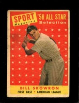 1958 Topps #477 Bill Skowron Good+ Yankees As *NY2702 - £3.11 GBP