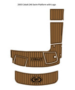 2005 Cobalt 246 Swim Platform Step Pad Boat EVA Foam Faux Teak Deck Floo... - $755.78 CAD