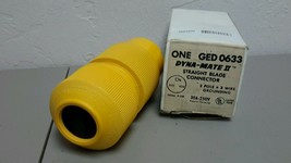 GENERAL ELECTRIC GED0633 STRAIGHT BLADE CONNECTOR 2-POLE 3WIRE NEW $25 - $14.96