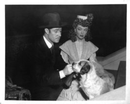 Don Ameche with dog Original 8x10 Photo H7477 - £7.81 GBP