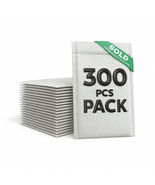 Poly Bubble Mailers, 6 x 10 inches, Self-Seal Padded Envelopes, 300 Pack - $77.99