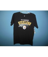 Boys NWT Pittsburgh Steelers Black Tee XLarge 14/16 NFL - £8.21 GBP