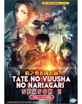 Tate No Yuusha No Nariagari Season 2 VOL.1-13 End Dvd Eng Dub Ship From Usa - £14.44 GBP