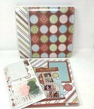 Scrapbooking Kit Sugar &amp; Spice Mega Memories with Stickers Paper Notebook - £16.57 GBP