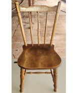 Vintage Wood Cochrane Furniture Bay Colony Sitting Chair Spindle Back Ki... - £43.24 GBP