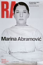 Marina Abramovic - Cartel Original Exposition- Real Academy Arts London 2023 - £172.24 GBP