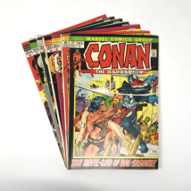 Conan The Barbarian Issues 17, 18, 21, 25, 27 Fine 1972 Vintage Marvel C... - £50.44 GBP
