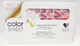 Color Street PAINTED DAWN FDS591 Nail Polish Strips 16 Easy Peel Clouds ... - $12.99