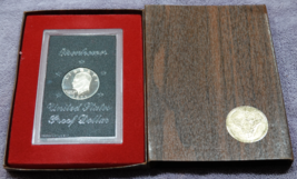 1971-S EISENHOWER PROOF 40% SILVER DOLLAR in OFFICIAL U.S. MINT BOX - $19.79