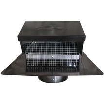 Builder's Best 012635 Black Metal Roof Vent Cap (4" Collar) - $90.04